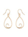 Spiral Teardrop Dangles | Sterling Silver Gold Filled Earrings | Light Years