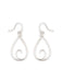 Spiral Teardrop Dangles | Sterling Silver Gold Filled Earrings | Light Years