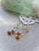 Baltic Amber Cherries Dangles | Sterling Silver Earrings | Light Years