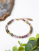 Hydrangea Gemstone & Crystal Beaded Bracelet by Anne Vaughan | Gold Filled | Light Years