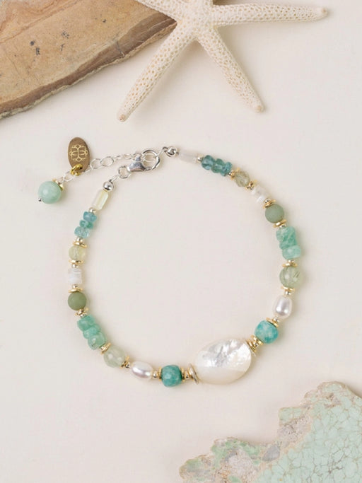 Serenity Beaded Bracelet by Anne Vaughan | Sterling Silver | Light Years
