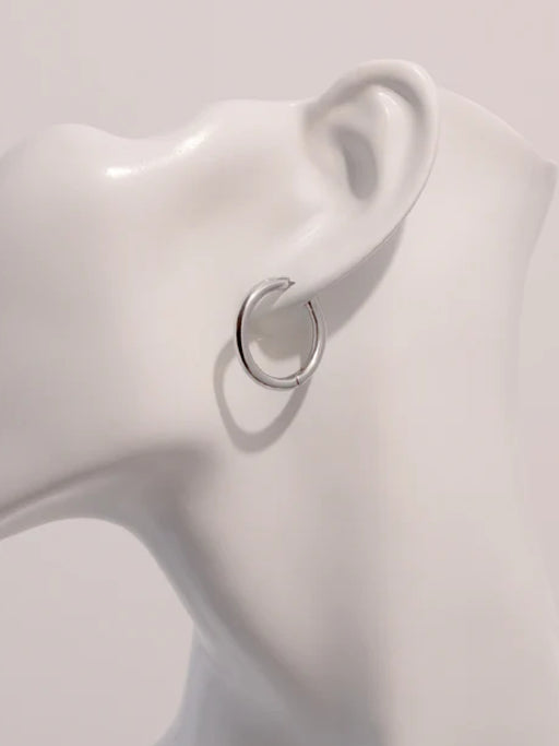 Endless Huggie Hoops | Gold Silver Plated Earrings | Light Years Jewelry