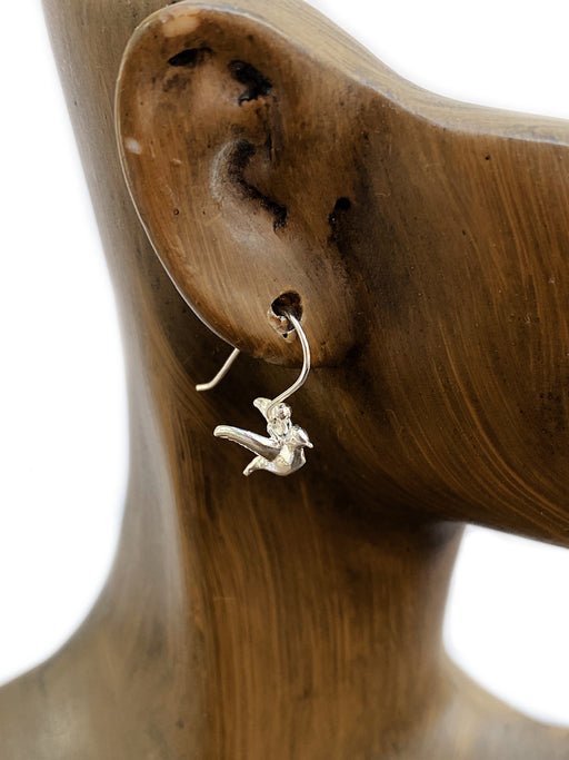 Flying Bird Dangles | Sterling Silver Earrings | Light Years Jewelry