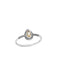 Etched Citrine Teardrop Ring | Sterling Silver Size 6 7 8 9 | Light Years