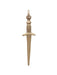 Bronze Sword Necklaces | Bronze Gold Vermeil Dagger Knife | Light Years Jewelry