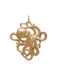 Detailed Bronze Octopus Necklace | 14kt Gold Vermeil Pendant Chain | Light Years