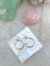 Textured Post Hoops | 14kt Gold Filled Earrings | Light Years Jewelry