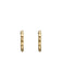 Textured Post Hoops | 14kt Gold Filled Earrings | Light Years Jewelry