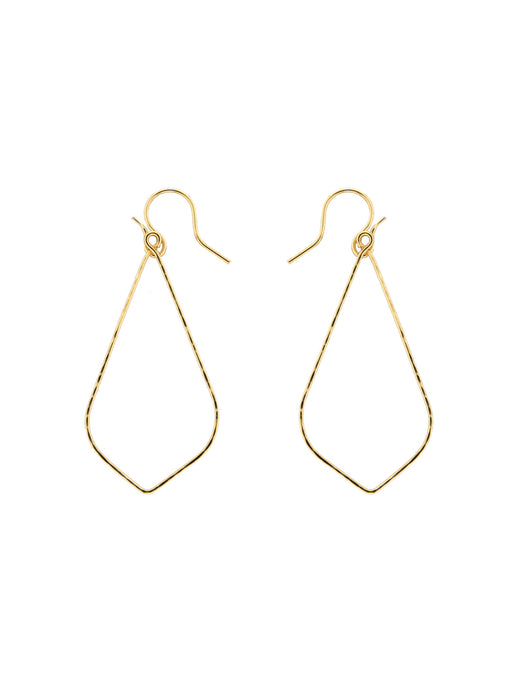 Light Hammered Statement Dangles | 14kt Gold Filled Earrings | Light Years Jewelry
