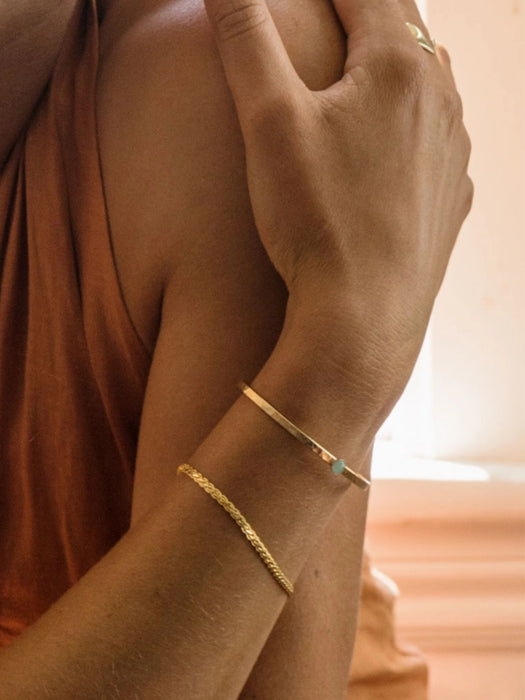Serpentine Chain Bracelet by Amano Studio | 14k Gold Plated USA | Light Years