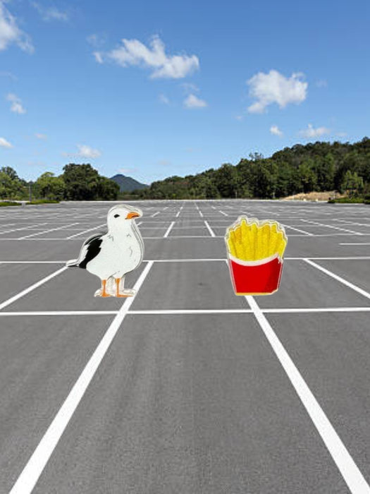 Seagulls & Fries Posts by Lilliput Little Things | Mismatched Stud Earrings | Light Years