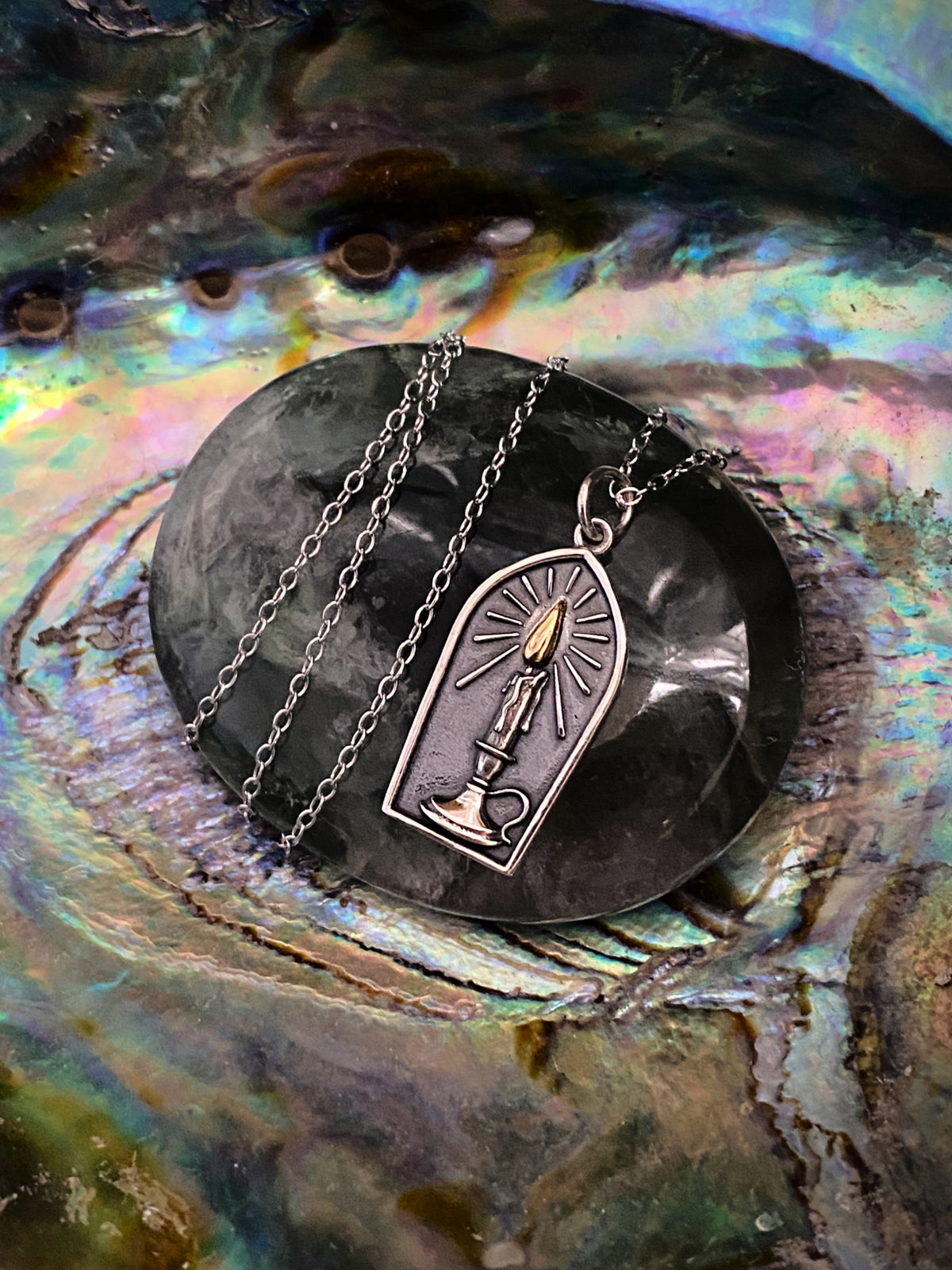 Eternal Flame Necklace | Sterling Silver Pendant Chain | Light Years ...