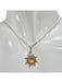 Petite Baltic Amber Sun Pendant | Sterling Silver | Light Years Jewelry