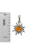 Petite Baltic Amber Sun Pendant | Sterling Silver | Light Years Jewelry