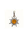 Petite Baltic Amber Sun Pendant | Sterling Silver | Light Years Jewelry
