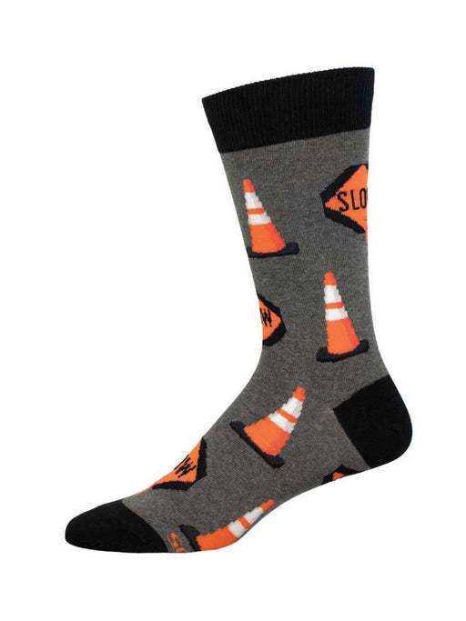 Slow for the Cone Zone Large Socks | Large Men's Size | Light Years Jewelry
