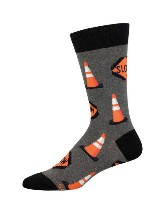 Slow for the Cone Zone Large Socks | Large Men's Size | Light Years Jewelry