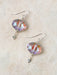 Iridescent Crystal Herringbone Dangles by Anne Vaughan | Sterling Silver Earrings | Light Years