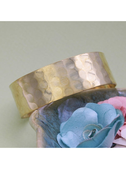 Hammered Cuff Bracelet | Gold Silver Plated Fashion | Light Years Jewelry