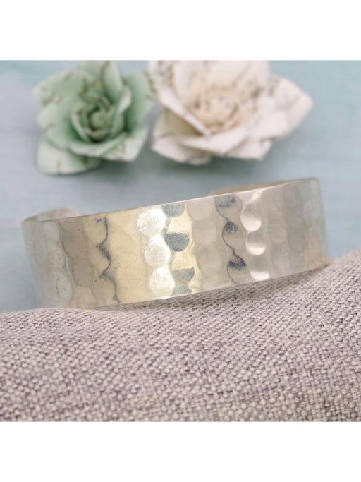 Hammered Cuff Bracelet | Gold Silver Plated Fashion | Light Years Jewelry