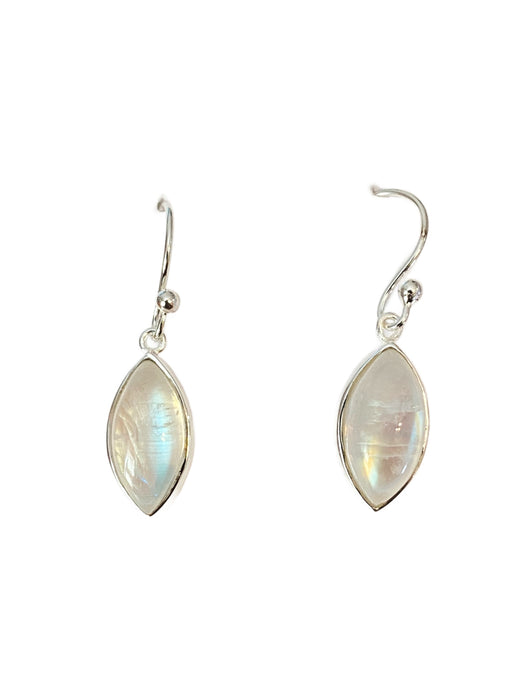 Marquis Moonstone Dangles | Sterling Silver Earrings | Light Years Jewelry