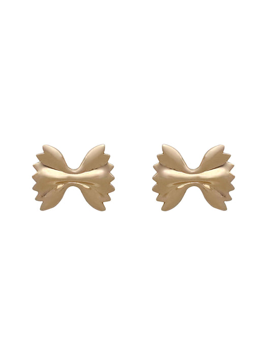 Bronze Bowtie Pasta Posts | Sterling Silver Stud Earrings | Light Years