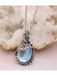 Magic Mirror Necklace | Silver Iridescent Fashion Chain Pendant | Light Years