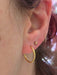 Diamond Cut Endless Hoops | 14kt Gold Vermeil Earrings | Light Years 