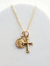 Miraculous Mary Cross Charm Necklace | Gold Filled Chain Pendants | Light Years