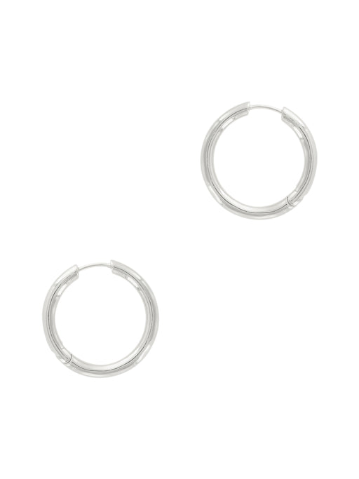 Endless Huggie Hoops | Gold Silver Plated Earrings | Light Years Jewelry