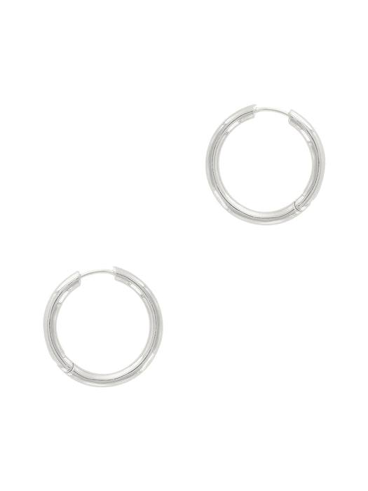 Endless Huggie Hoops | Gold Silver Plated Earrings | Light Years Jewelry