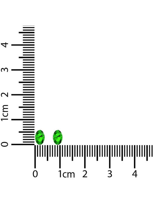 Faceted Chrome Diopside Posts | Sterling Silver Studs Earrings | Light Years