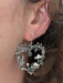Snail Mushroom Fern Heart Dangles | Silver Fashion Earrings | Light Years