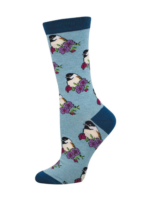 Perching Chickadee Bamboo Socks | Gifts & Accessories | Light Years