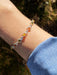 Amber Star Link Bracelet | Sterling Silver Baltic Amber | Light Years 