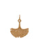 Ginkgo Leaf Pendant | Sterling Silver Bronze Charm Necklace | Light Years