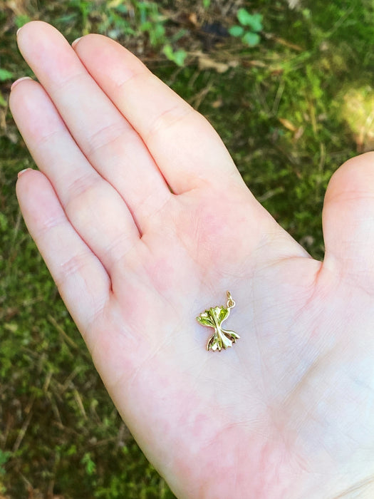 Bronze Bowtie Pasta Pendant