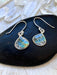 Rainbow Moonstone Dangles | Sterling Silver Gemstone Earrings | Light Years