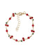 Bowl of Cherries Bracelet | Gold Tone Fashion Beads | Light Years Jewelry