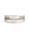 Hammered Twist Cuff Bracelet | Silver Plated Multi Metal | Light Years