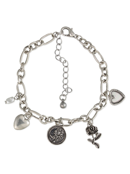 Vintage Romance Charm Bracelet