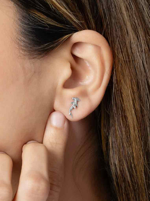 Hammerhead Shark Posts | Sterling Silver Studs Earrings | Light Years Jewelry