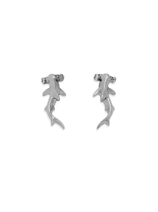 Hammerhead Shark Posts | Sterling Silver Studs Earrings | Light Years Jewelry
