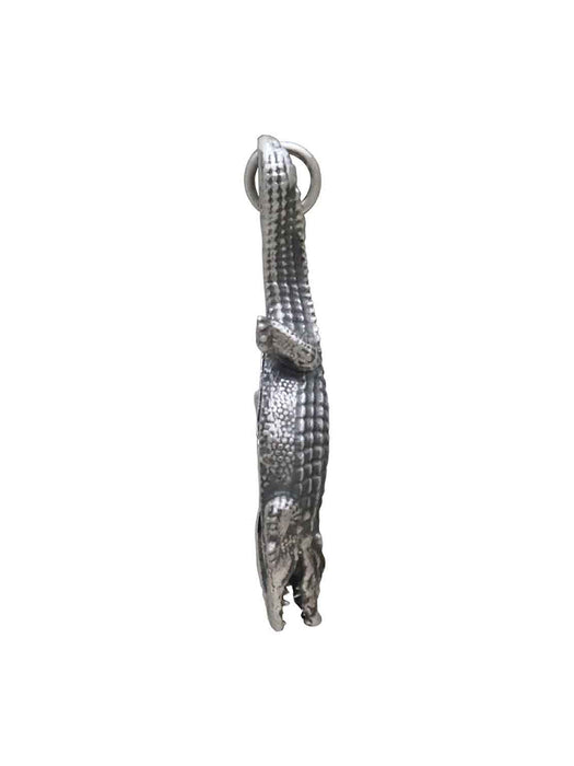 Alligator Necklace | Sterling Silver Rhodium Chain Pendant | Light Years