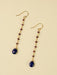 Ruby & Lapis Drop Dangles by Anne Vaughan | Gold Filled Earrings | Light Years
