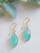 Cut Chalcedony Marquis Dangles | 14k Gold Filled Gemstone Earrings | Light Years