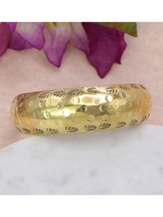Hammered Dome Cuff Bracelet | Gold Silver Tone Statement | Light Years