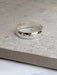 Wide Hammered Band | Thick Sterling Silver Ring | Size 5 6 7 8 9 10 11 | Light Years