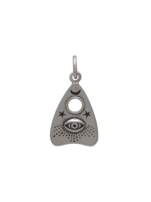 Ouija Planchette Charm Pendant | Sterling Silver | Light Years Jewelry
