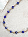 Handmade Gemstone Beaded Bracelet |  Lapis | 14kt Gold Filled | Light Years
